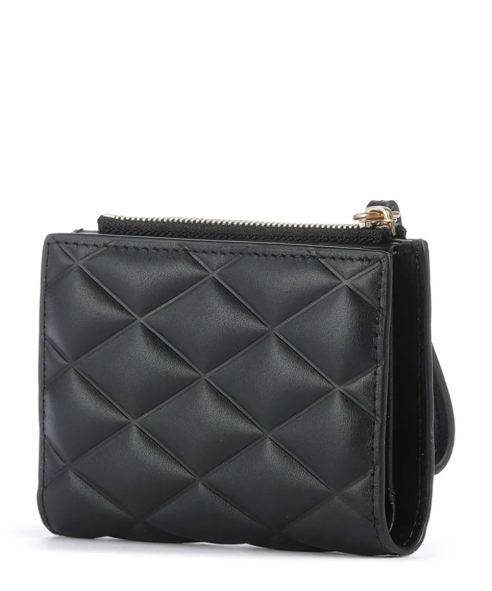 Crocodelle RFID Geldbörse fein genarbtes Rindsleder schwarz