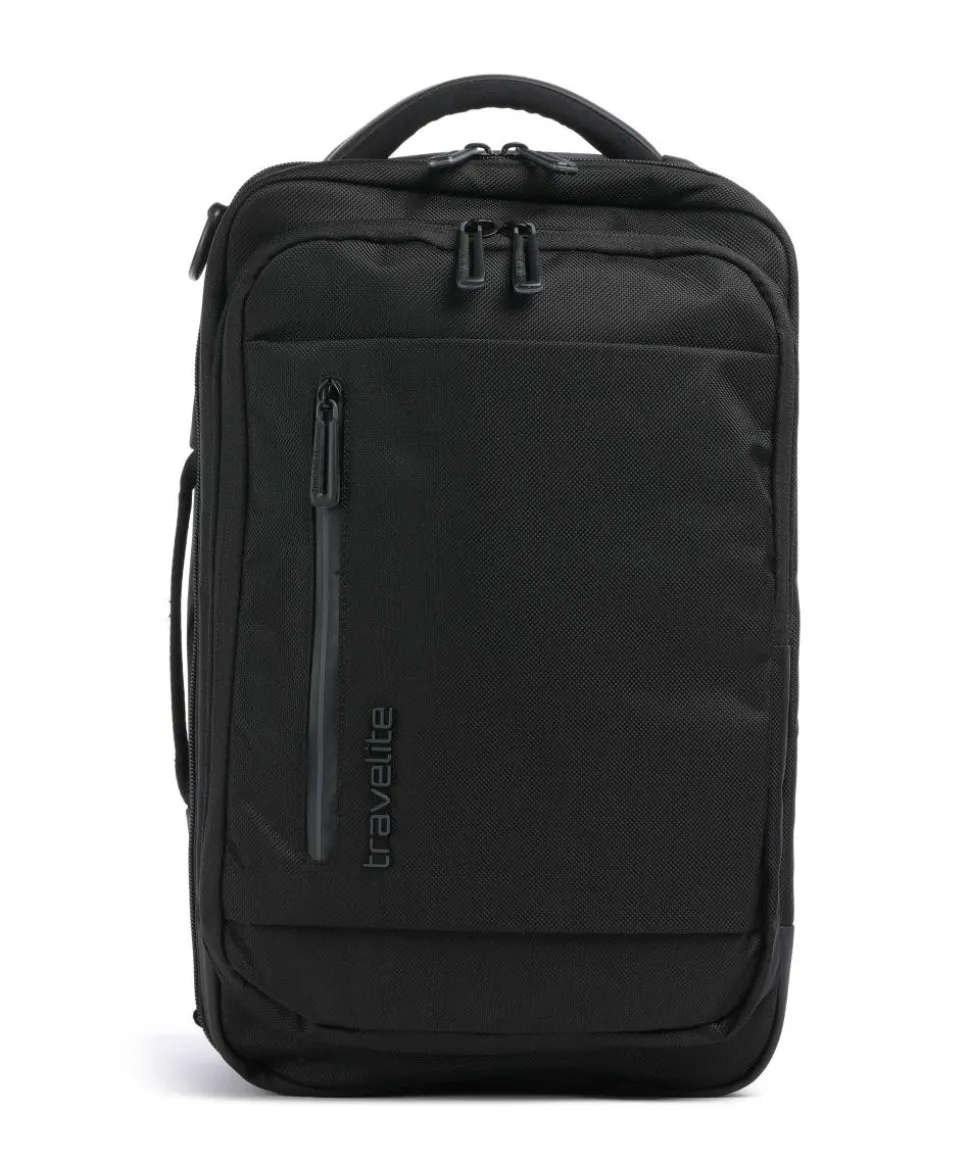 Crosslite Reiserucksack 15″ recyceltes Polyester schwarz