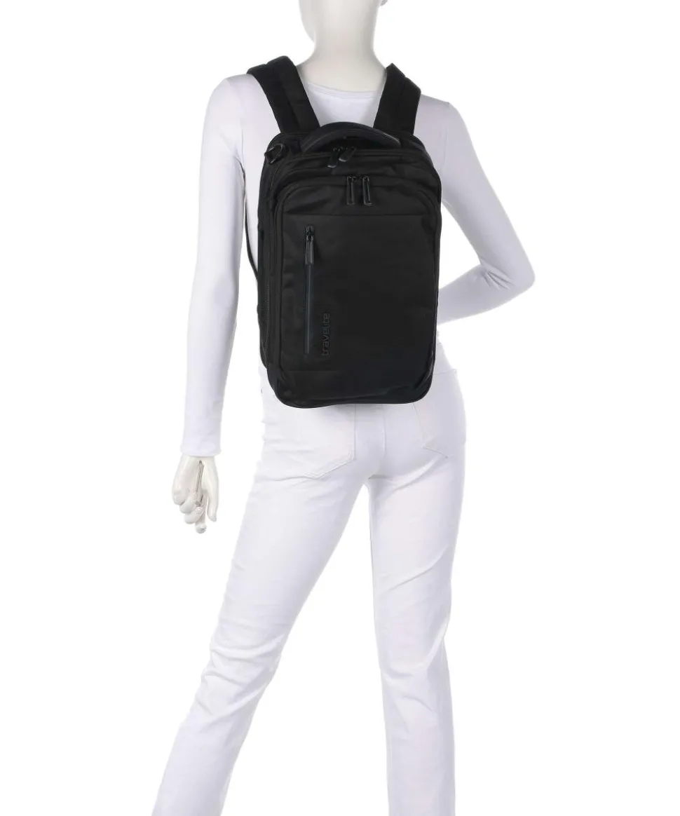 Crosslite Reiserucksack 15″ recyceltes Polyester schwarz