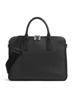 Crosstown Aktentasche genarbtes Rindsleder schwarz