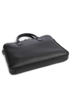 Crosstown Aktentasche genarbtes Rindsleder schwarz