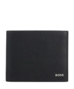 Crosstown Geldbörse genarbtes Rindsleder schwarz