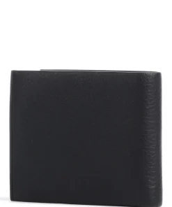 Crosstown Geldbörse genarbtes Rindsleder schwarz