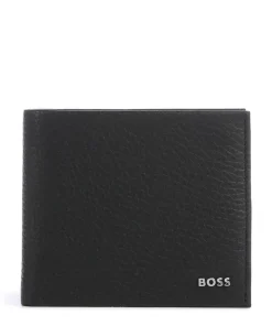 Crosstown Kreditkartenetui genarbtes Rindsleder schwarz