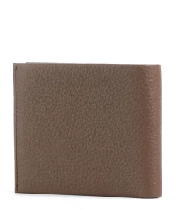 Crosstown Kreditkartenetui genarbtes Rindsleder braun