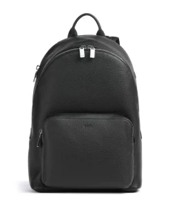 Crosstown Rucksack 13″ genarbtes Rindsleder schwarz