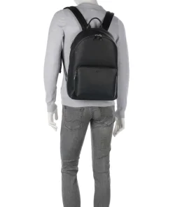 Crosstown Rucksack 13″ genarbtes Rindsleder schwarz