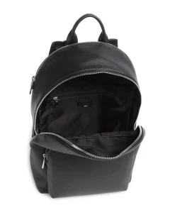 Crosstown Rucksack 13″ genarbtes Rindsleder schwarz