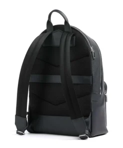 Crosstown Rucksack 13″ genarbtes Rindsleder navy