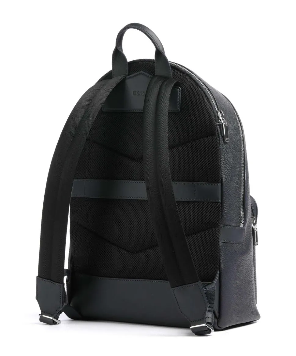 Crosstown Rucksack 13″ genarbtes Rindsleder navy