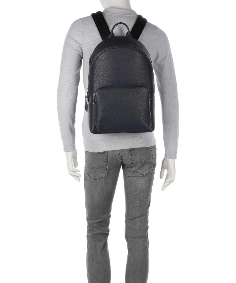 Crosstown Rucksack 13″ genarbtes Rindsleder navy