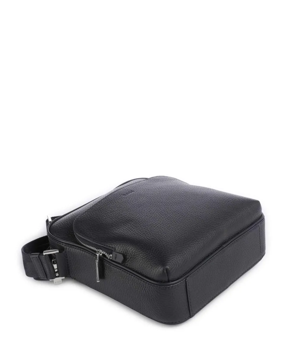 Crosstown Umhängetasche genarbtes Rindsleder navy