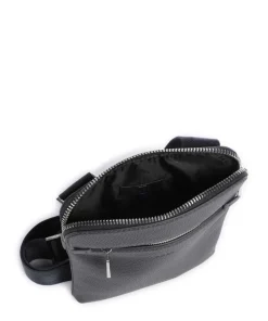 Crosstown Umhängetasche genarbtes Rindsleder navy