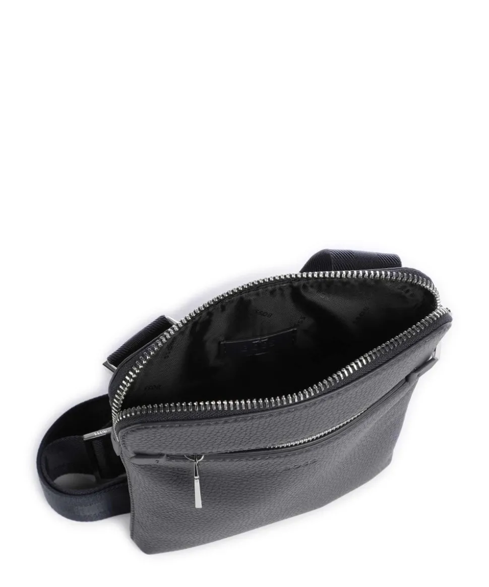 Crosstown Umhängetasche genarbtes Rindsleder navy