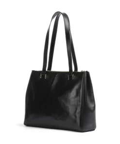 Crown Shopper fein genarbtes Rindsleder schwarz