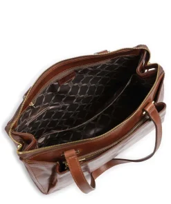 Crown Shopper fein genarbtes Rindsleder braun