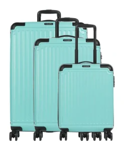 Cruise 4-Rollen Trolley Set türkis 3-tlg.