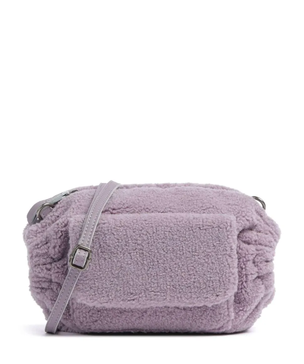 Cuddle Schultertasche Kunstfell lavendel