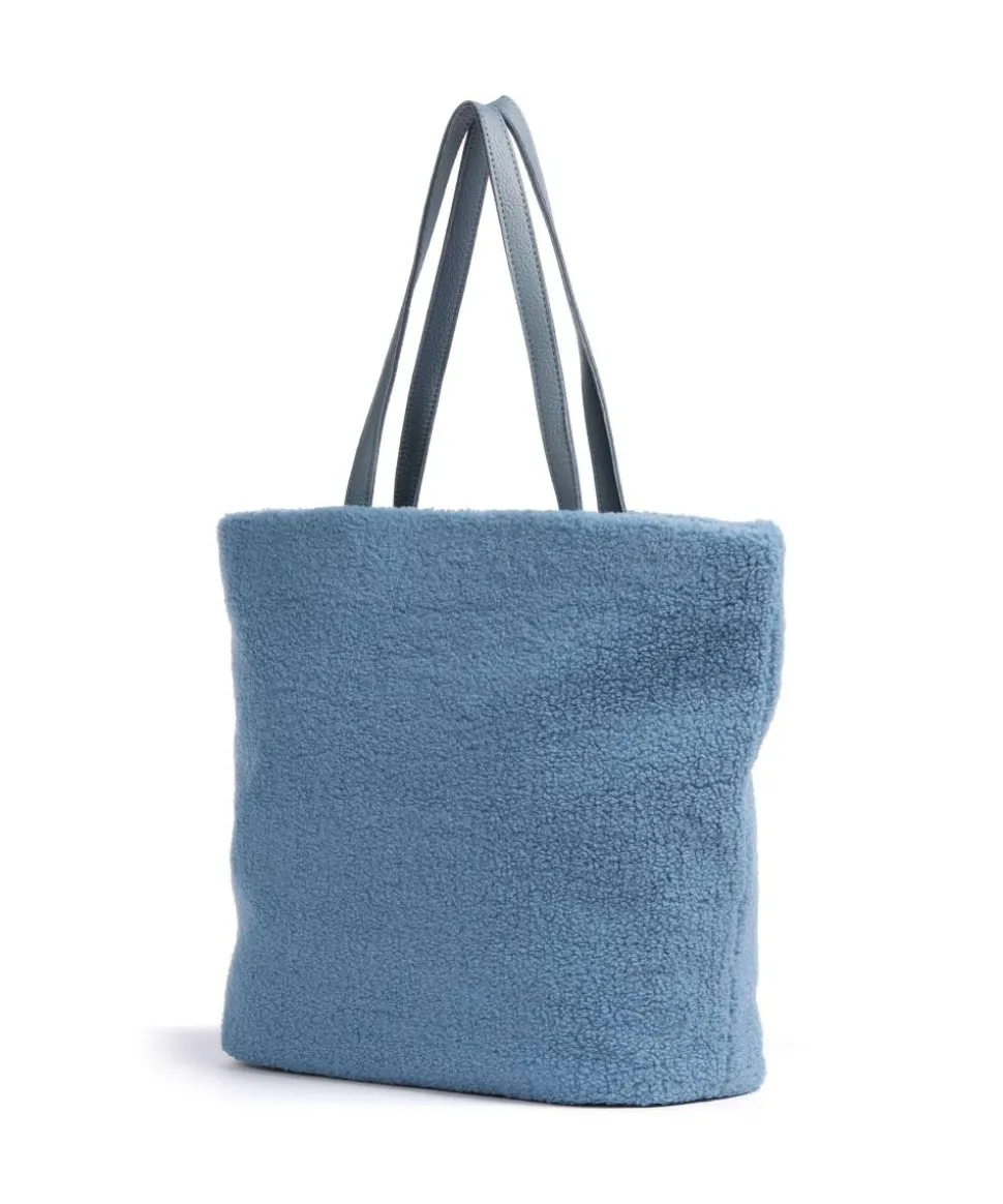 Cuddle Shopper Kunstfell, Leder hellblau