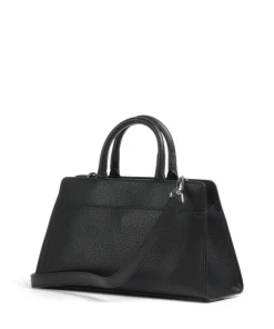 Cybill M Handtasche genarbtes Rindsleder schwarz