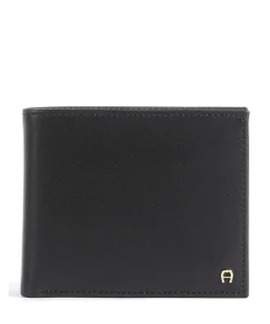 Daily Basis Geldbörse Leder schwarz