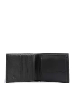 Daily Basis Geldbörse Leder schwarz