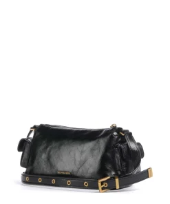 Dakota Small Umhängetasche Pull-Up Rindsleder schwarz