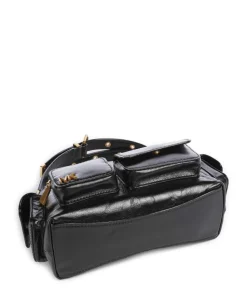 Dakota Small Umhängetasche Pull-Up Rindsleder schwarz