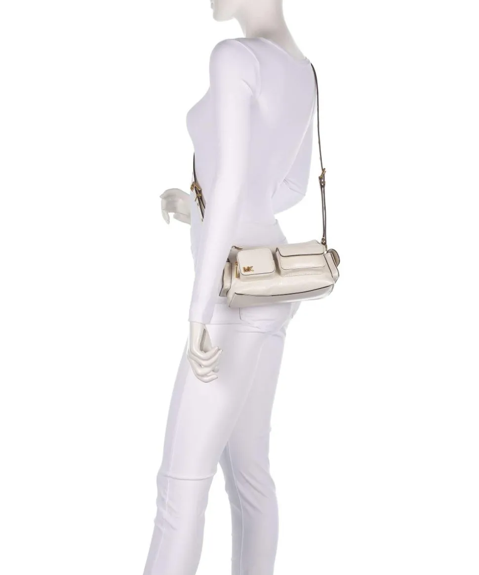 Dakota Small Umhängetasche Pull-Up Rindsleder creme