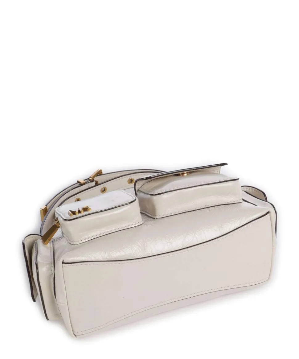 Dakota Small Umhängetasche Pull-Up Rindsleder creme