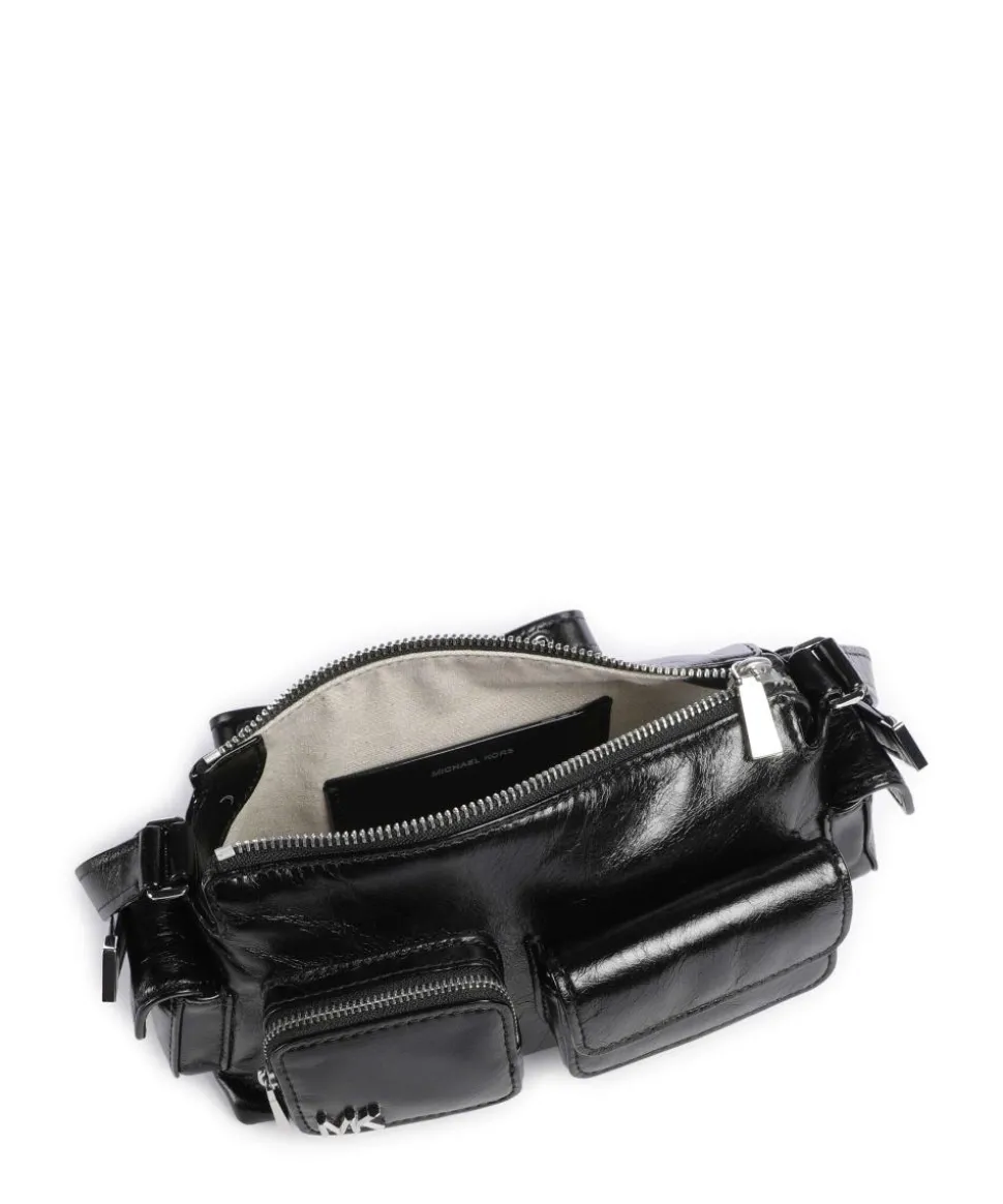 Dakota Small Umhängetasche fein genarbtes Rindsleder schwarz