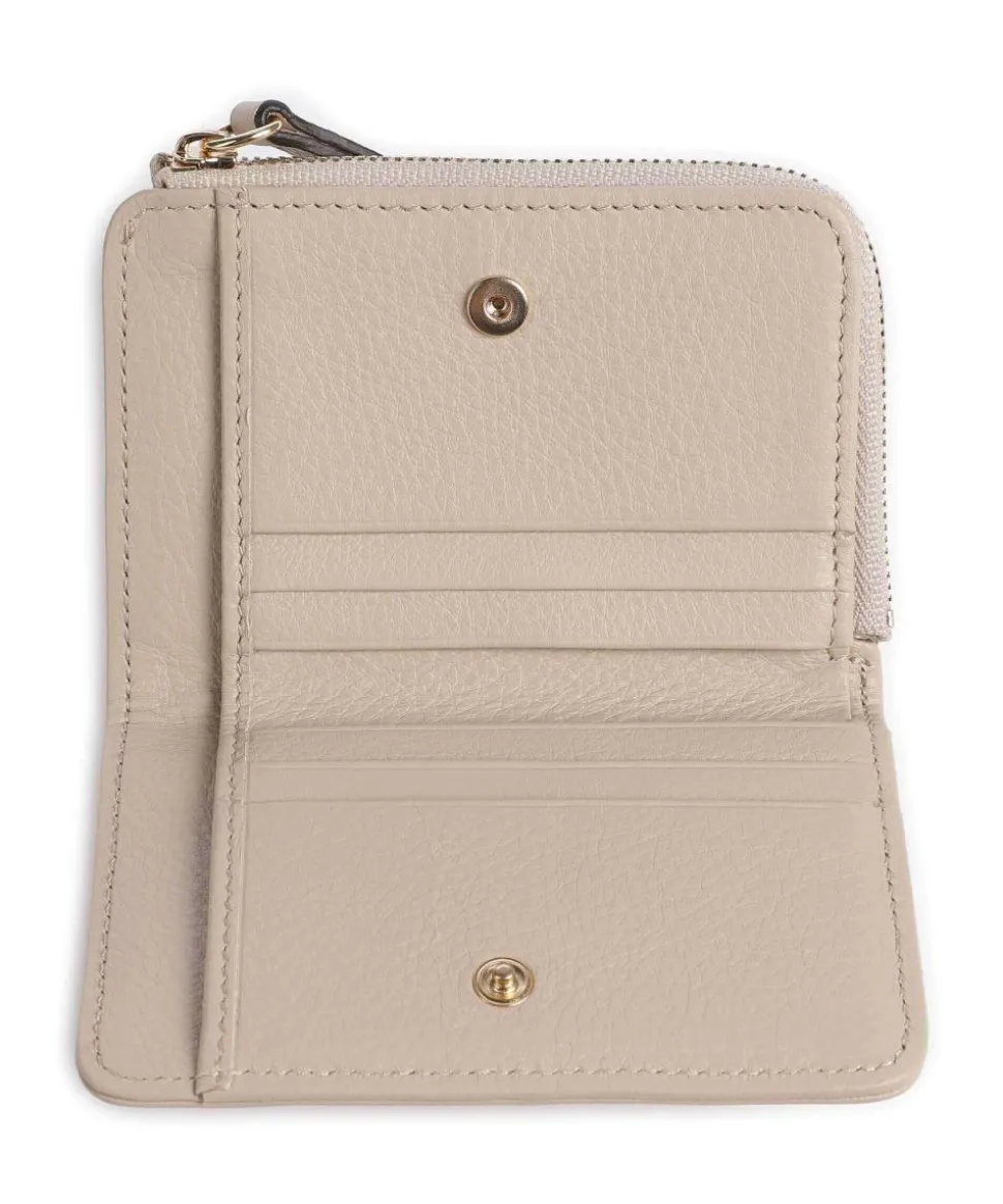 Dalia Hamburg Geldbörse weiches Rindsleder beige