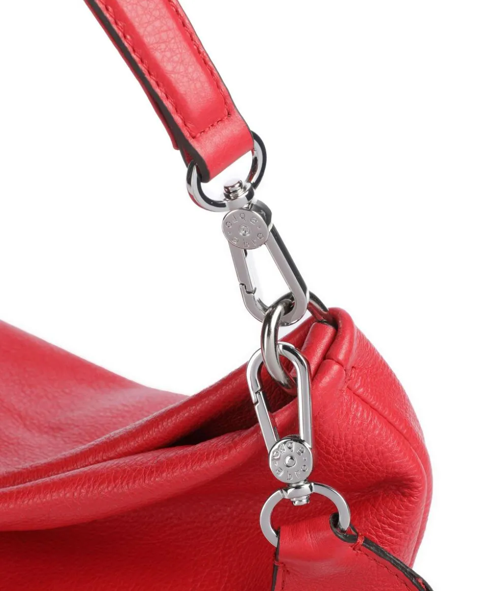 Dalia Kaia Beuteltasche genarbtes Rindsleder rot