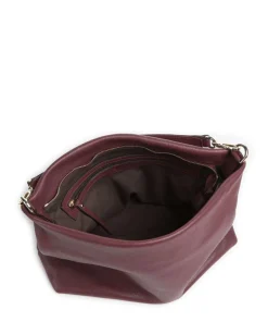 Dalia Kaia Beuteltasche genarbtes Leder wein