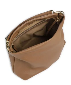 Dalia Kaia Beuteltasche genarbtes Leder camel