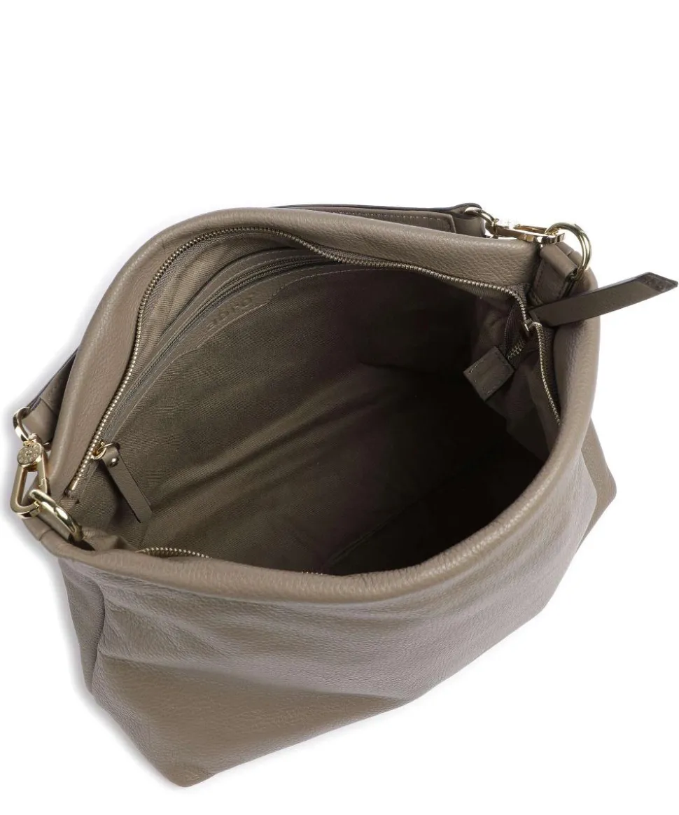 Dalia Kaia Beuteltasche weiches Rindsleder taupe