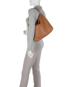 Dalia Kaia Beuteltasche weiches Rindsleder braun