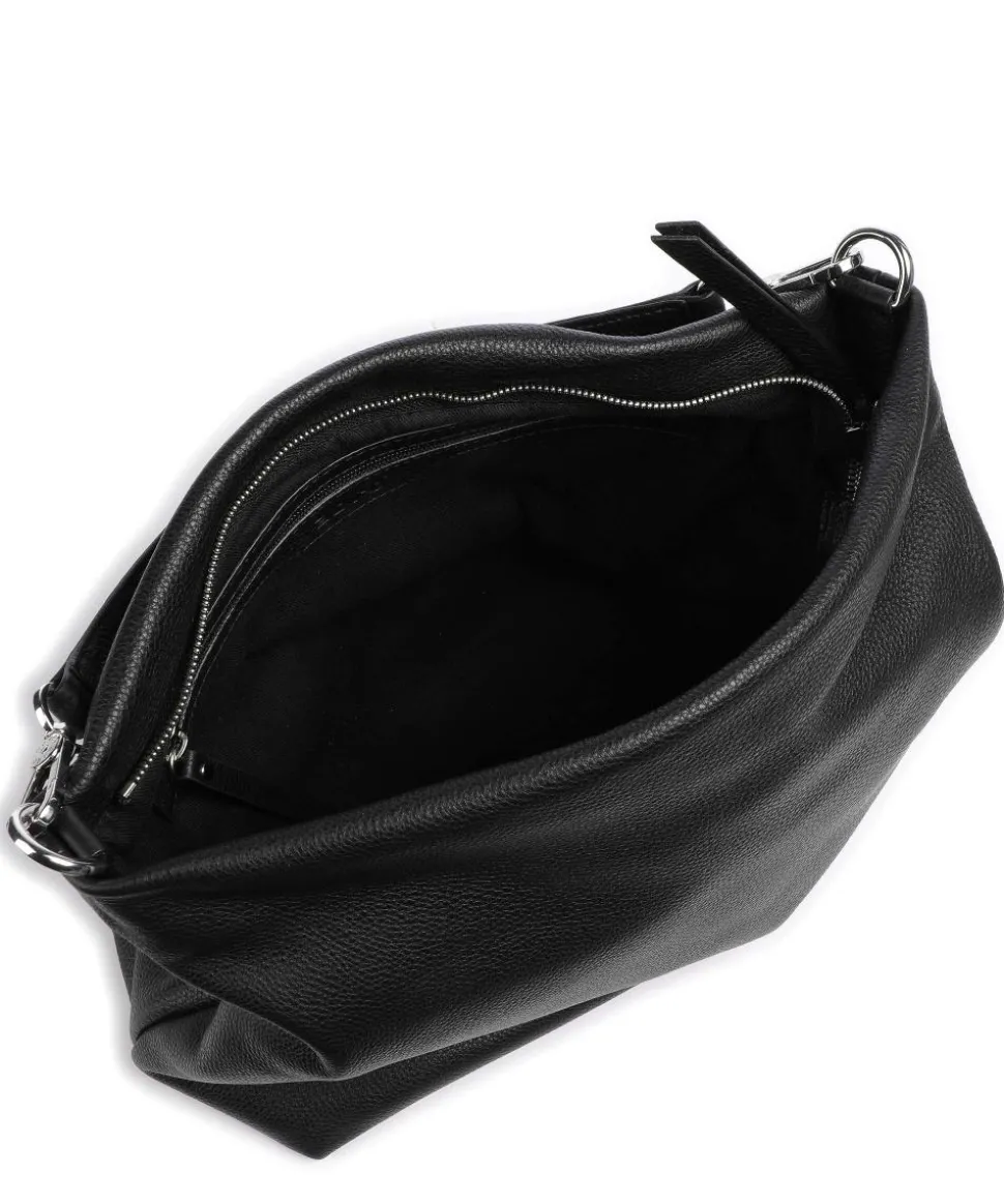 Dalia Kaia Beuteltasche weiches Rindsleder schwarz