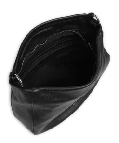 Dalia Mia Beuteltasche genarbtes Leder schwarz