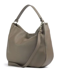 Dalia Mia Beuteltasche genarbtes Leder taupe
