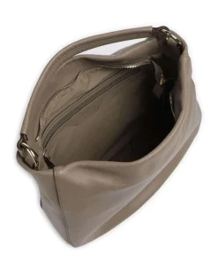 Dalia Mia Beuteltasche genarbtes Leder taupe
