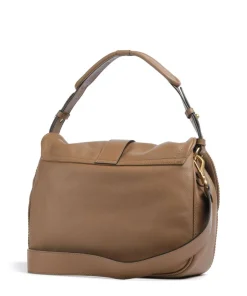 Dalia Star Saddle Beuteltasche genarbtes Leder cognac