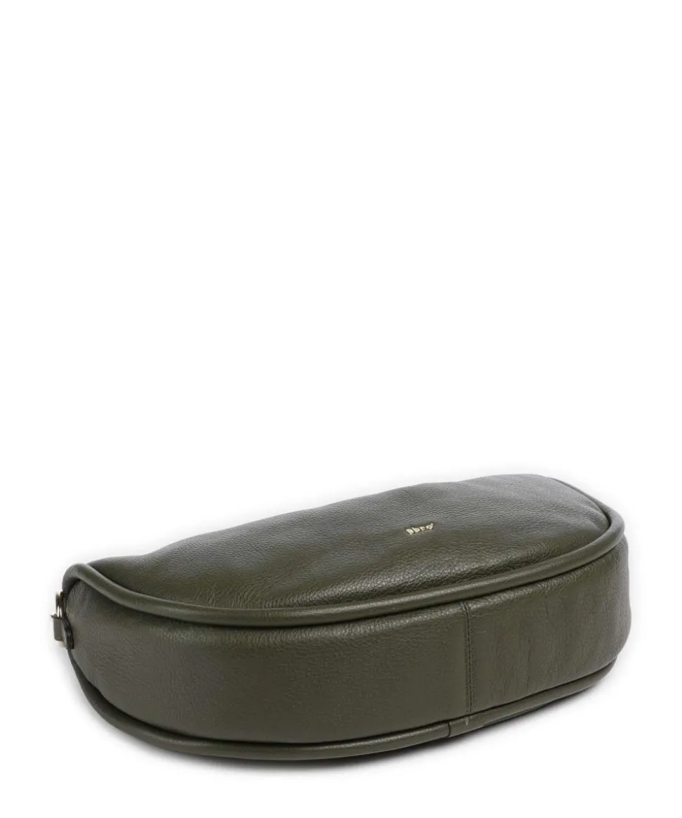 Dalia Willow Beuteltasche genarbtes Leder khaki