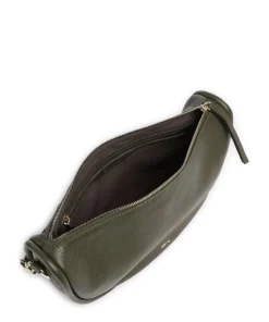 Dalia Willow Beuteltasche genarbtes Leder khaki