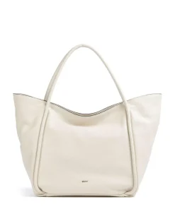 Dalia Willow Shopper genarbtes Leder creme