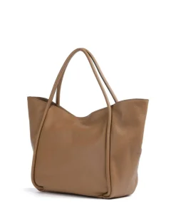 Dalia Willow Shopper genarbtes Leder cognac