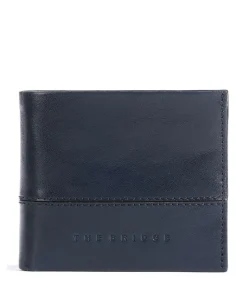 Damiano RFID Geldbörse fein genarbtes Rindsleder dunkelblau