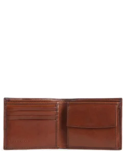 Damiano RFID Geldbörse fein genarbtes Rindsleder braun