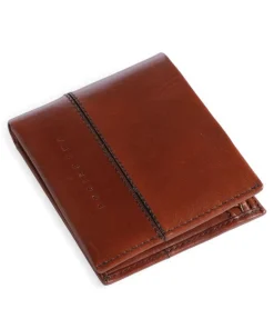 Damiano RFID Geldbörse fein genarbtes Rindsleder braun