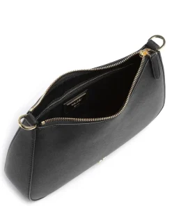 Danni 26 Schultertasche Saffiano-Rindsleder schwarz